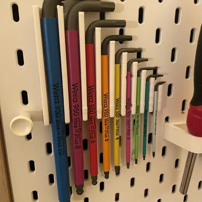 IKEA SKADIS WERA HEX Keys Magentic Mount Remix (Split và 8 mm và 5 mm nam châm)