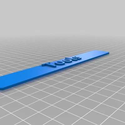 Khuôn in 3D IKEA ALEX_Tools - Nhãn tùy chỉnh