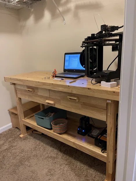 Nút bịt lỗ cho bàn làm việc gỗ cứng Harbor Freight Yukon 60in - Image 5