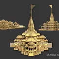 [Phiên Bản Mới!] Đền Ayodhya Ram - Không Cần Hỗ Trợ! In Dễ Dàng! - Thumbnail 2