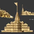 [Phiên Bản Mới!] Đền Ayodhya Ram - Không Cần Hỗ Trợ! In Dễ Dàng! - Thumbnail 3