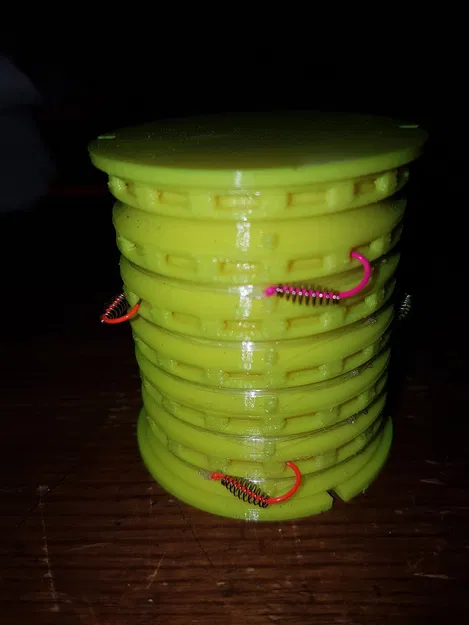 Hộp đựng dây câu và lưỡi câu kiểu Hook leader holder - Image 3