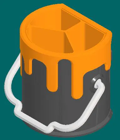 Xô Đựng Đồ Kiểu Nhỏ Giọt Cho Kệ Skadis IKEA - Image 9