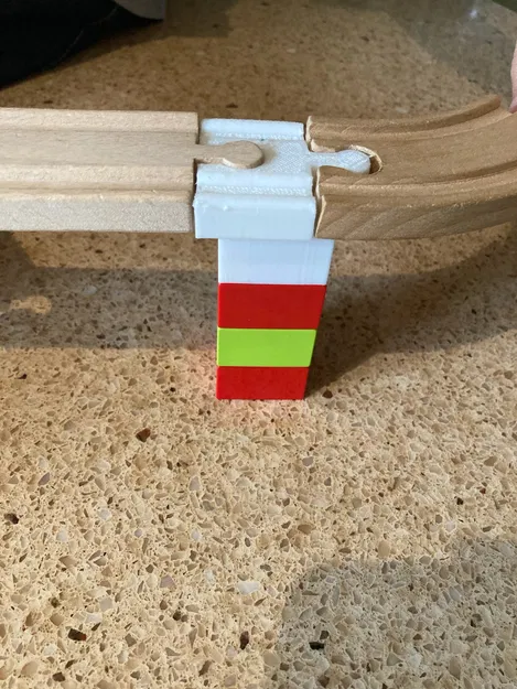 Đầu nối đường ray gỗ tương thích Dulpo (banned brick) - Image 1