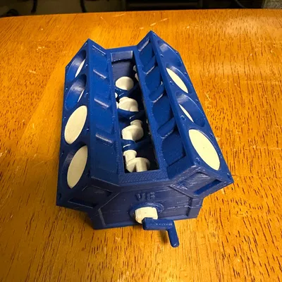 Động cơ V8 có lỗ xem