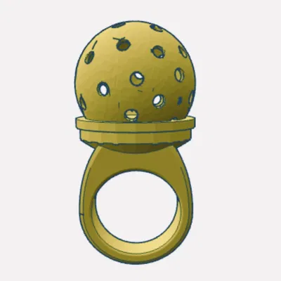 Nhẫn Pickleball Vui Nhộn