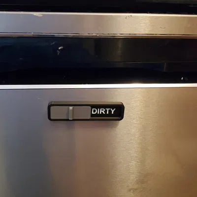 Biển báo Sạch/Bẩn cho máy rửa chén