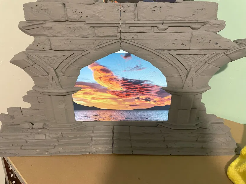 KHUNG VÒM MÀN HÌNH CẢM HỨNG TỪ DI TÍCH CỔ - Image 1