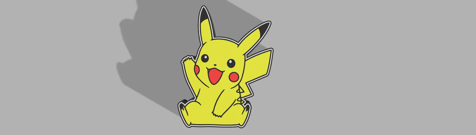 Mô hình Hộp đèn Pikachu có lỗ dây và lỗ treo chìa khóa - Image 1