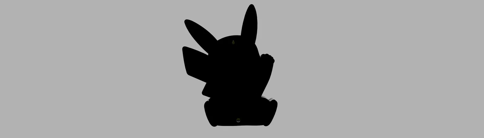 Mô hình Hộp đèn Pikachu có lỗ dây và lỗ treo chìa khóa - Image 3