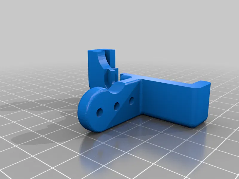 Giá đỡ Ender 3 V2 BLTouch có rãnh cho đai ốc và dây cáp - Image 2