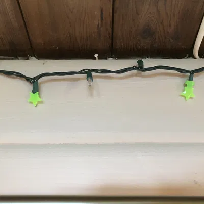 Ngôi Sao Trang Trí Đèn Giáng Sinh