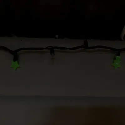 Ngôi Sao Trang Trí Đèn Giáng Sinh