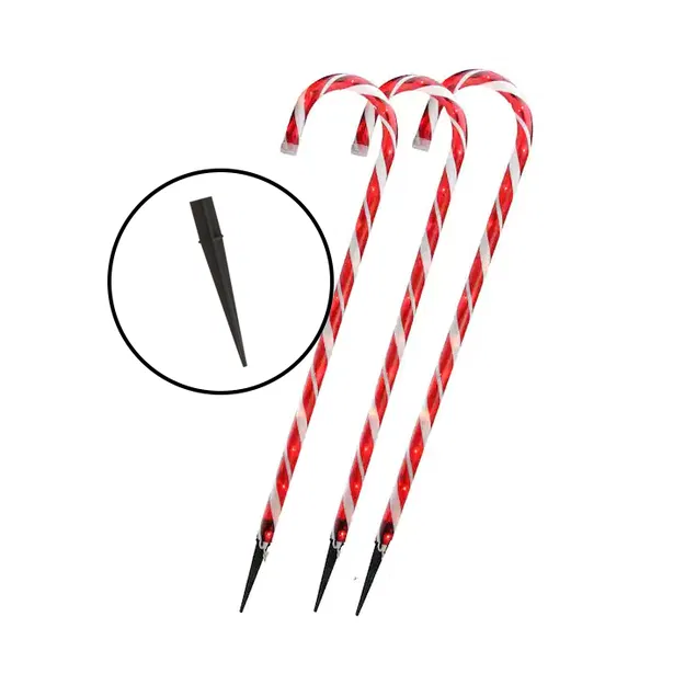 Candy Cane Light Stake - Image 1