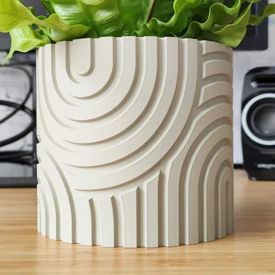 Chậu Cây và Bình Hoa Hình Cồn Cát - Thiết kế chế độ Vase mode