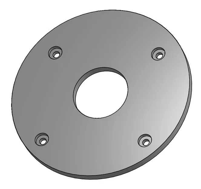 Đế Tròn Cho Bosch Colt Round Base Plate - Image 2