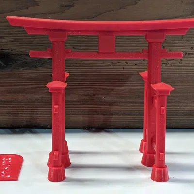 Mô Hình Cổng Torii Nhật Bản Kit Card