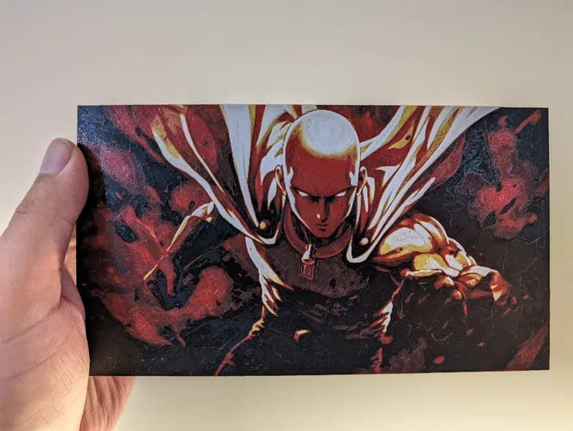 Saitama, One Punch Man - HueForge - Image 1