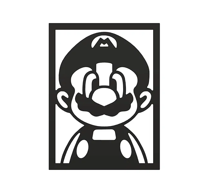 Siêu Mario - Tấm Huy Hiệu Treo Tường Độc Đáo - Image 1