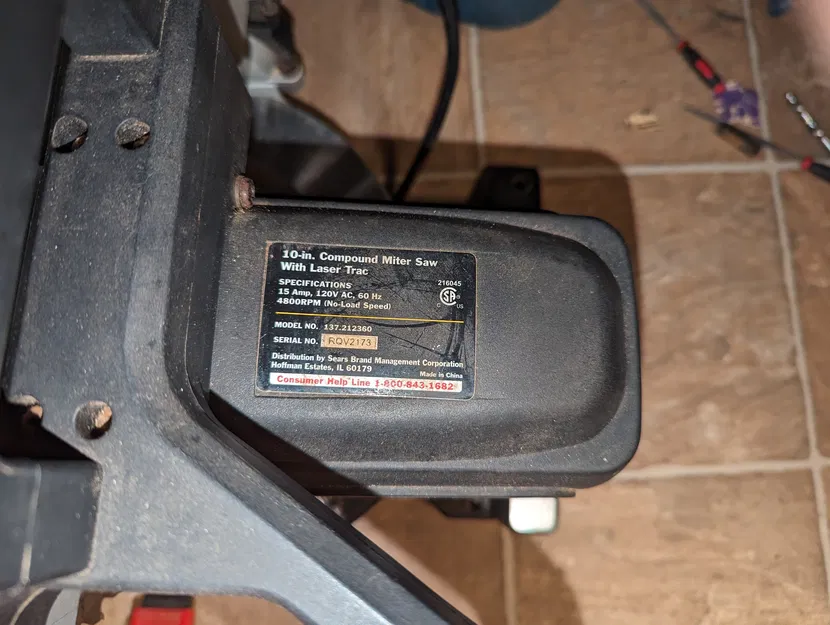 Tay Nắm Khóa Góc Cho Máy Cưa Miter Craftsman - Image 3