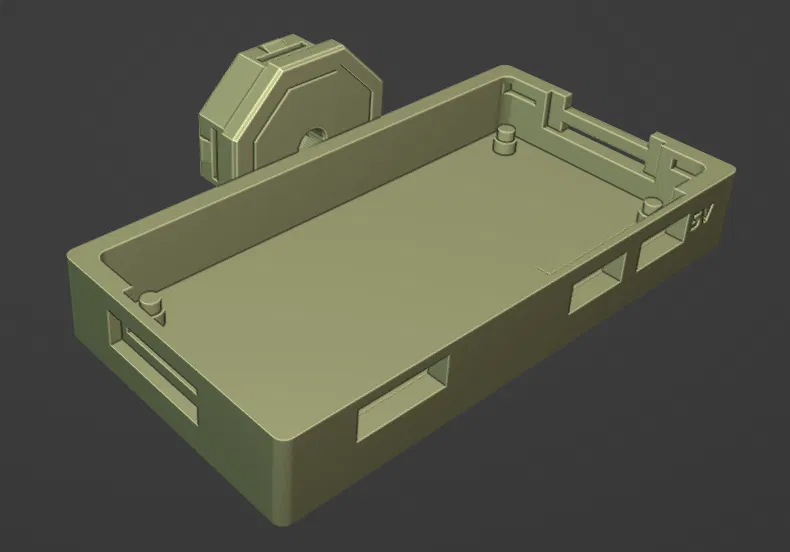Vỏ Case Raspberry Pi Zero & Zero 2 Remix Multiboard - Snapfit, Không Ốc Vít, Có Khe Camera - Image 1