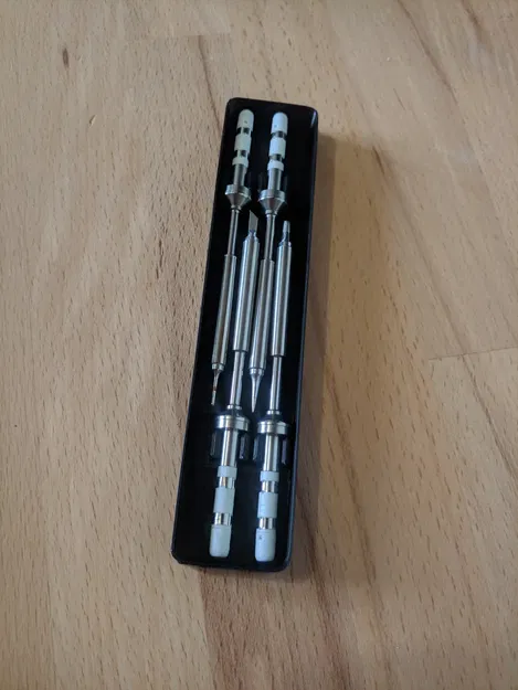 Hộp đựng mũi hàn tiêu chuẩn (dài) cho Pinecil / TS100 / TS101 - Image 1