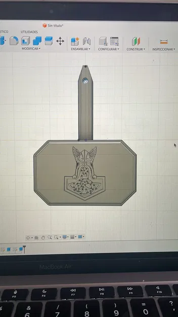 Mô hình 3D Cái búa Thor - Image 1