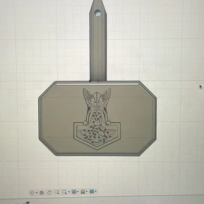 Mô hình 3D Cái búa Thor