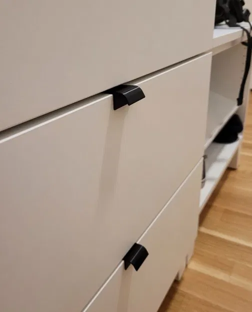 Tay nắm cửa Ikea không cần ốc cho Platsa, Pax, Enhet, Kallax,... 16,5mm - Image 2