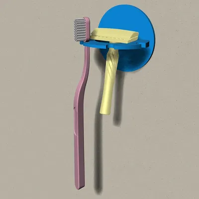 Giá Cắm Bàn Chải Treo Tường