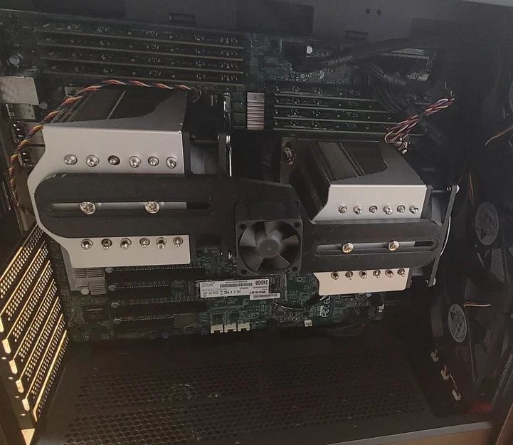 Giá đỡ quạt tản nhiệt VRM cho bo mạch chủ H11DSI - Image 2
