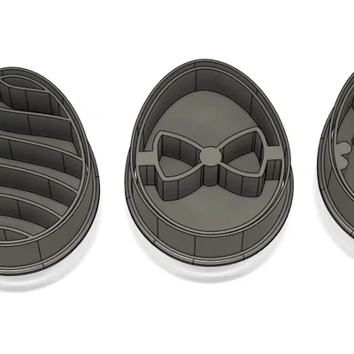 Khuôn Cắt Bánh Quy Trứng Phục Sinh