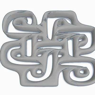 Nút Thắt Vô Tận Trừu Tượng