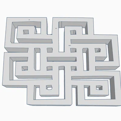 Thiết kế 2D nút vô tận