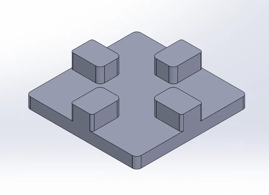 Nắp Chụp Cuối Thanh Nhôm 1515 - Image 1