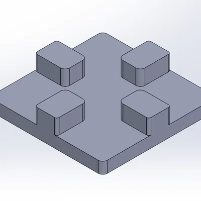 Nắp Chụp Cuối Thanh Nhôm 1515
