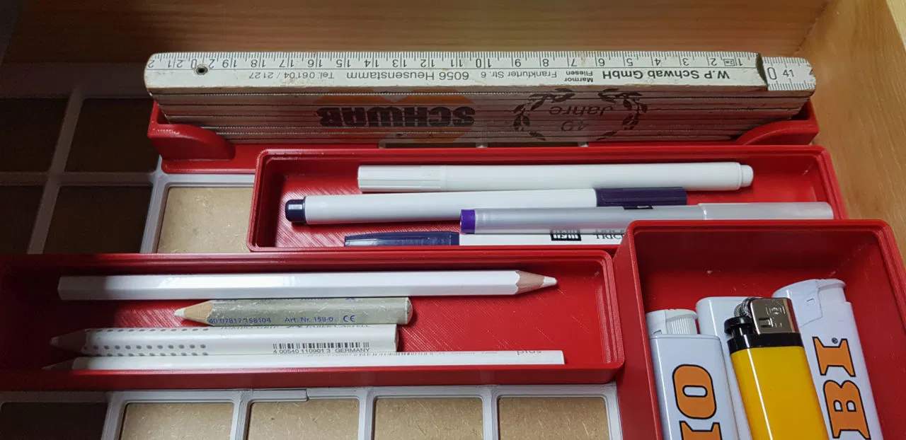 Khay Kẹp Thước Gấp Cho Gridfinity - Image 2