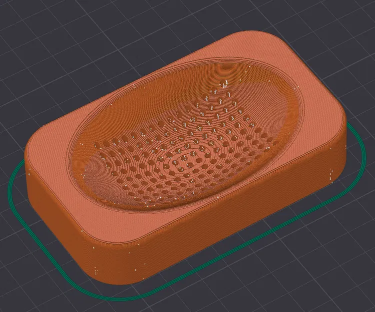 Khay Đựng Xà Bông Đơn Giản Có Lỗ Thoát Nước - Image 1