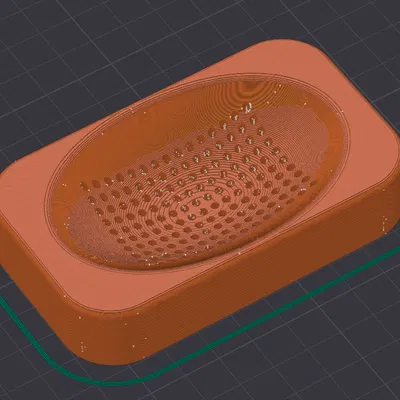 Khay Đựng Xà Bông Đơn Giản Có Lỗ Thoát Nước