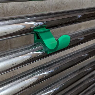 Móc Treo Khăn Trên Thanh Sưởi Nhà Tắm Ø 25 mm / D 14mm