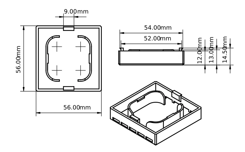Ốp Lưng Aqara Temperature Humidity Sensor Cho Busch-Jäger Balance SI - Image 7