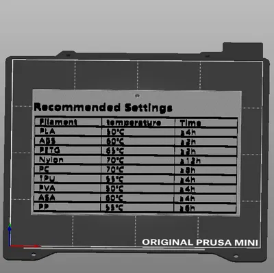 Tấm Thông Tin Nhiệt Máy Sấy