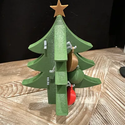 Giá Đựng Thẻ Đồ Uống Hình Cây Thông Noel