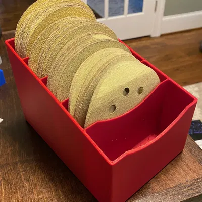 Kệ/Hộp Đựng Giấy Nhám Tròn 5"