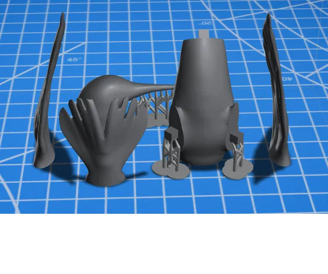 Mô hình chim ruồi trang trí (chia bộ phận) - Phiên bản chỉnh sửa - Image 6