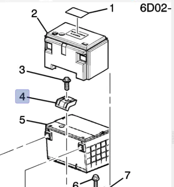 Giá Đỡ Pin Cadillac STS - Image 1