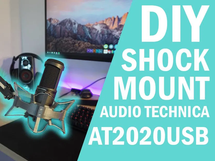 Tự làm đế chống sốc cho đèn Ikea Tertial - Dành cho Micro Audio Technica AT2020 - Image 1