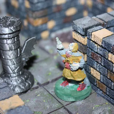 Trụ Cạm Bẫy Tròn Cho Game RPG FDM