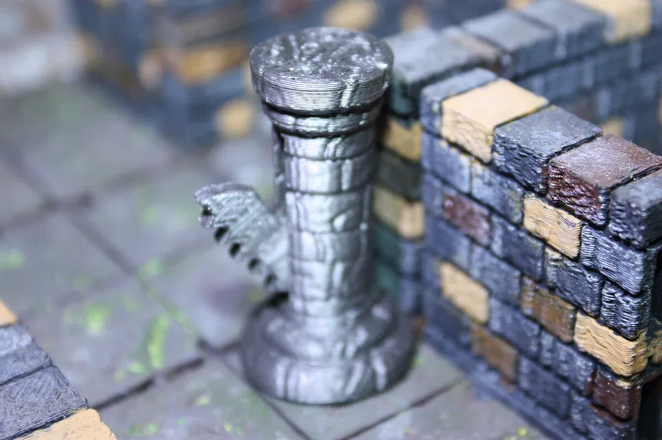 Trụ Cạm Bẫy Tròn Cho Game RPG FDM - Image 2