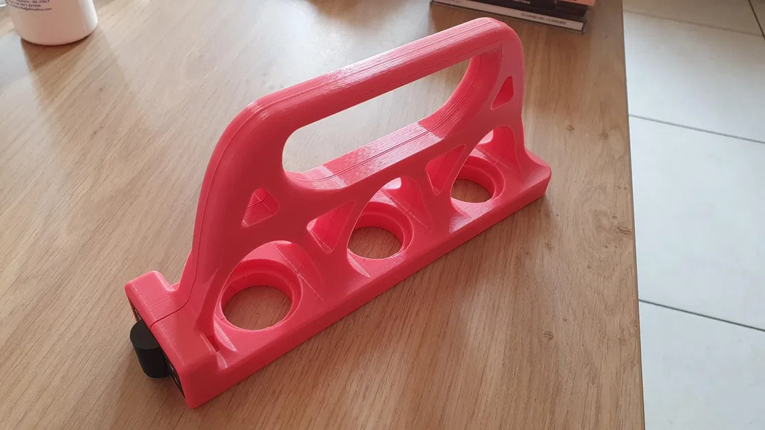 Tay cầm xách 1-3 bình CO2 Sodastream "Quick Connect" (loại hồng) - Image 2